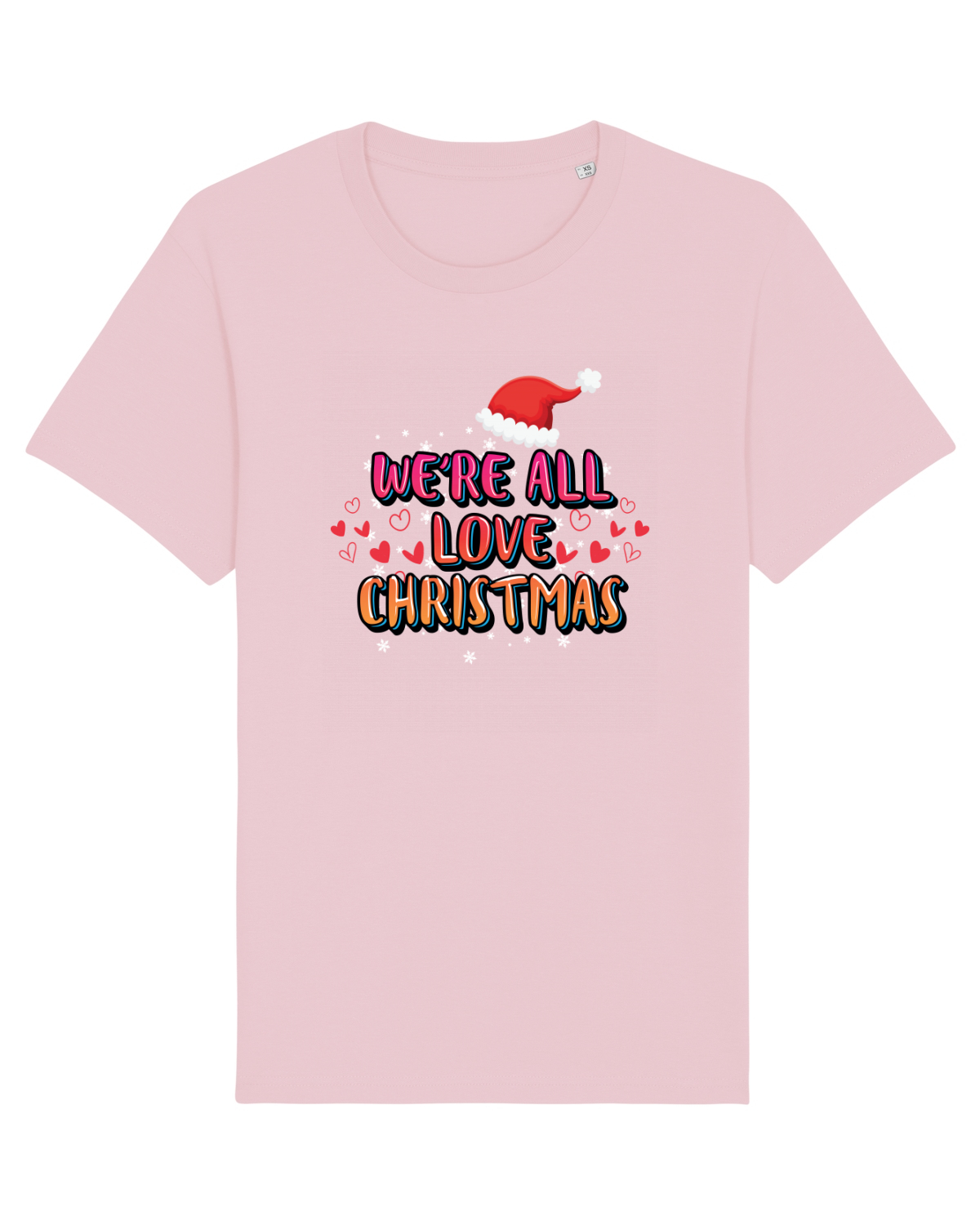 Tricou mânecă scurtă Unisex Rocker Cotton Pink