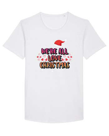 We're All Love Christmas White