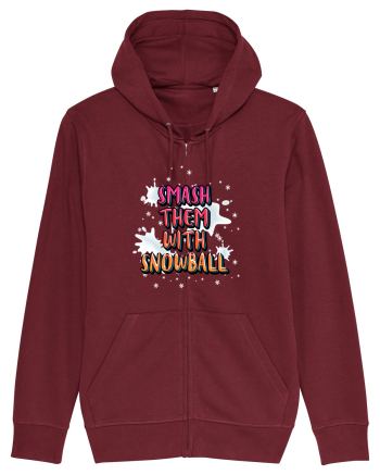 Smash Them With Snowball Burgundy