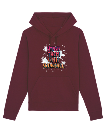 Smash Them With Snowball Burgundy