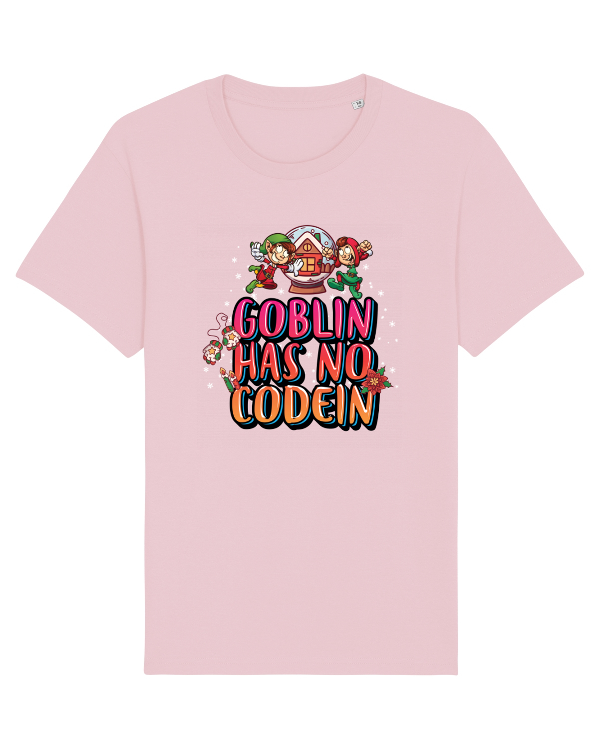 Tricou mânecă scurtă Unisex Rocker Cotton Pink