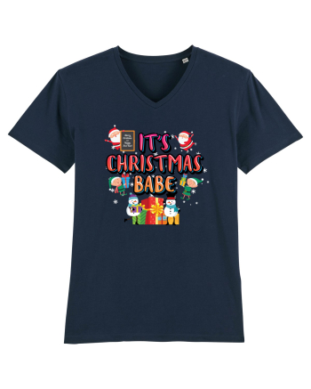 It's Christmas Babe French Navy