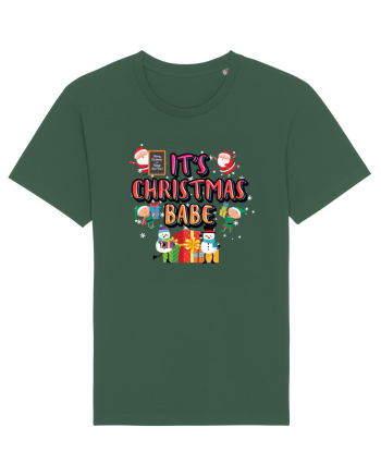 It's Christmas Babe Bottle Green