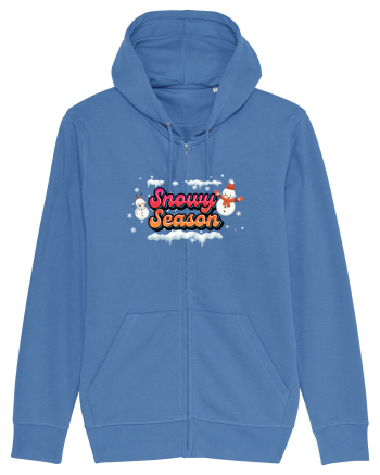 Snowy Season Bright Blue
