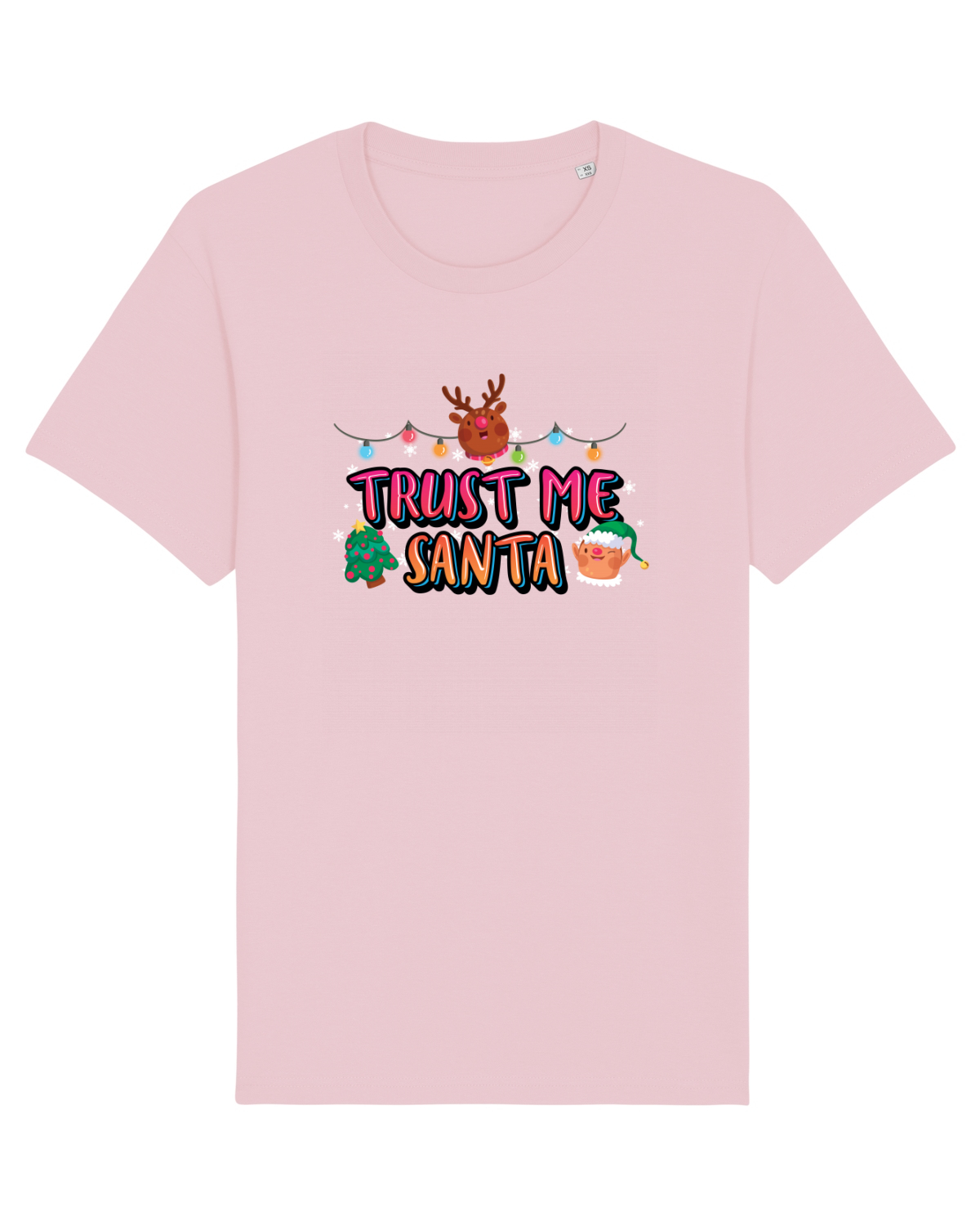 Tricou mânecă scurtă Unisex Rocker Cotton Pink