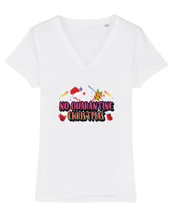 No Quarantine Christmas White