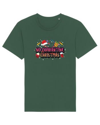 No Quarantine Christmas Bottle Green