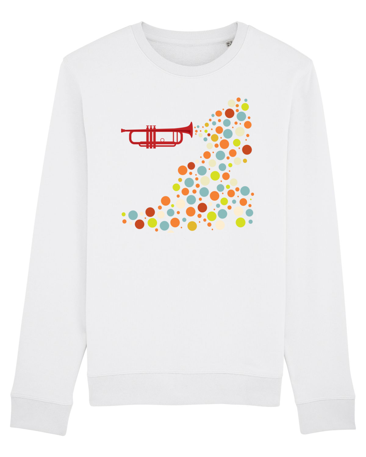 Bluză mânecă lungă Unisex Rise White