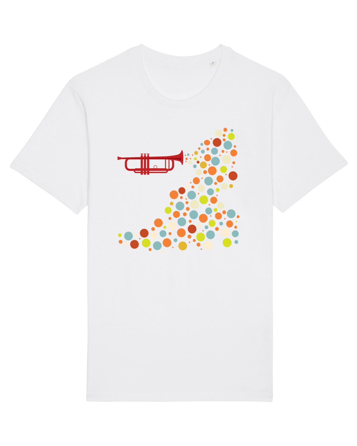 Tricou mânecă scurtă Unisex Rocker White