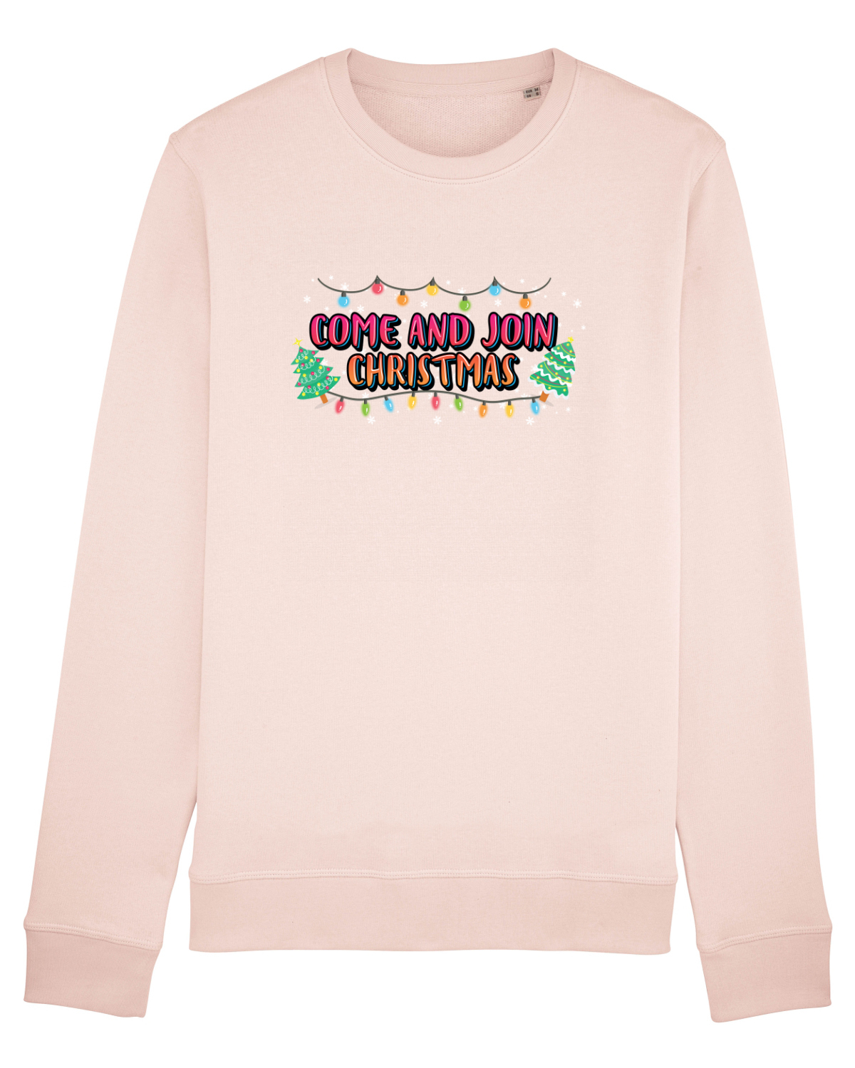 Bluză mânecă lungă Unisex Rise Candy Pink