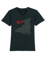 Jazz Tricou mânecă scurtă guler V Bărbat Presenter