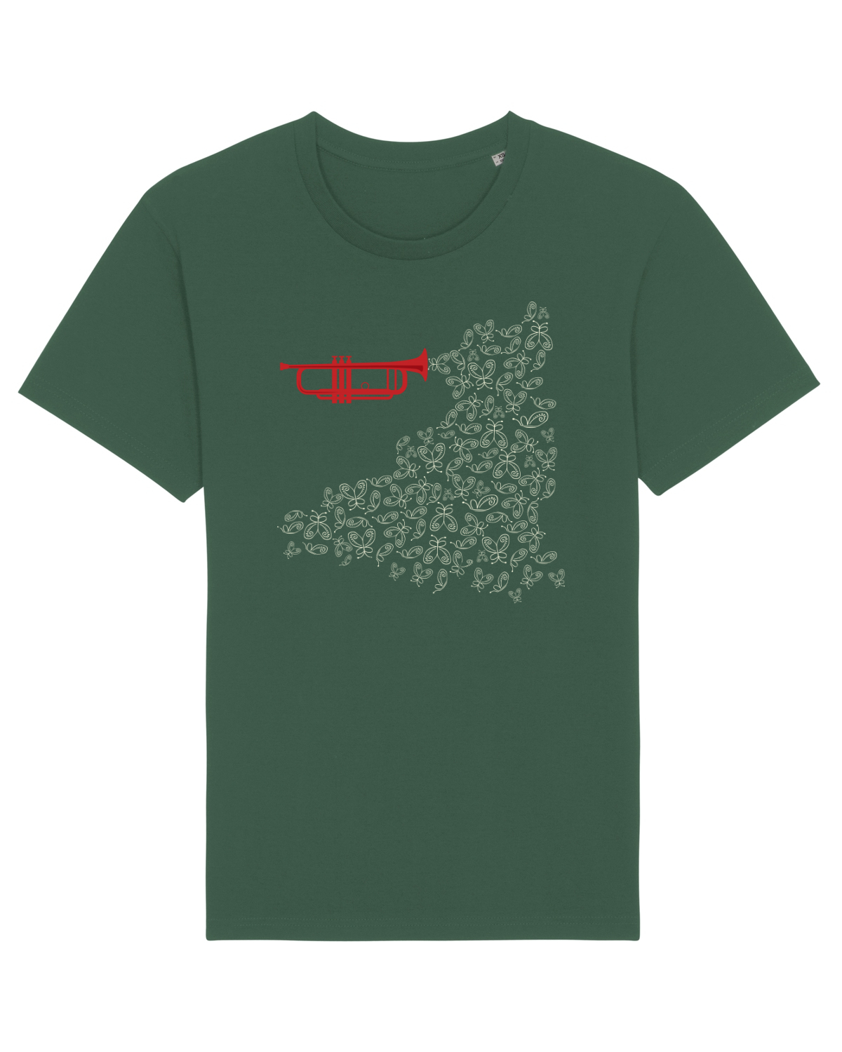 Tricou mânecă scurtă Unisex Rocker Bottle Green