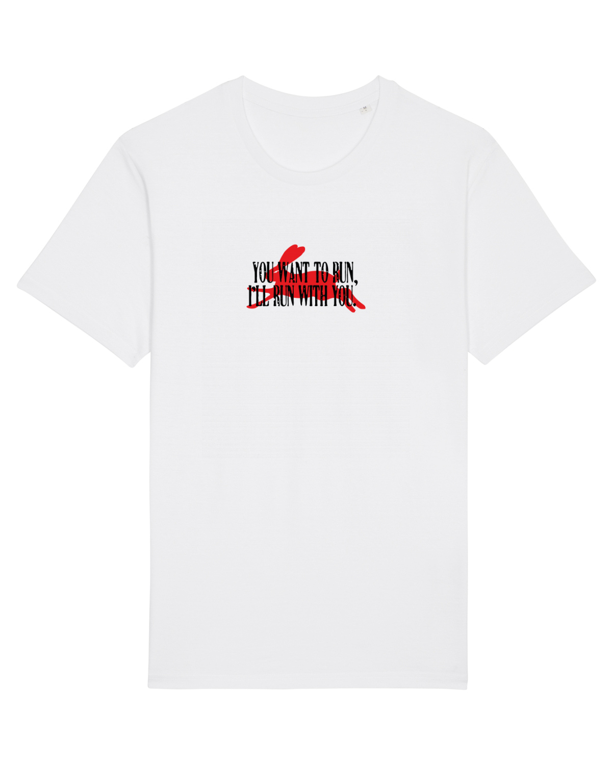 Tricou mânecă scurtă Unisex Rocker White