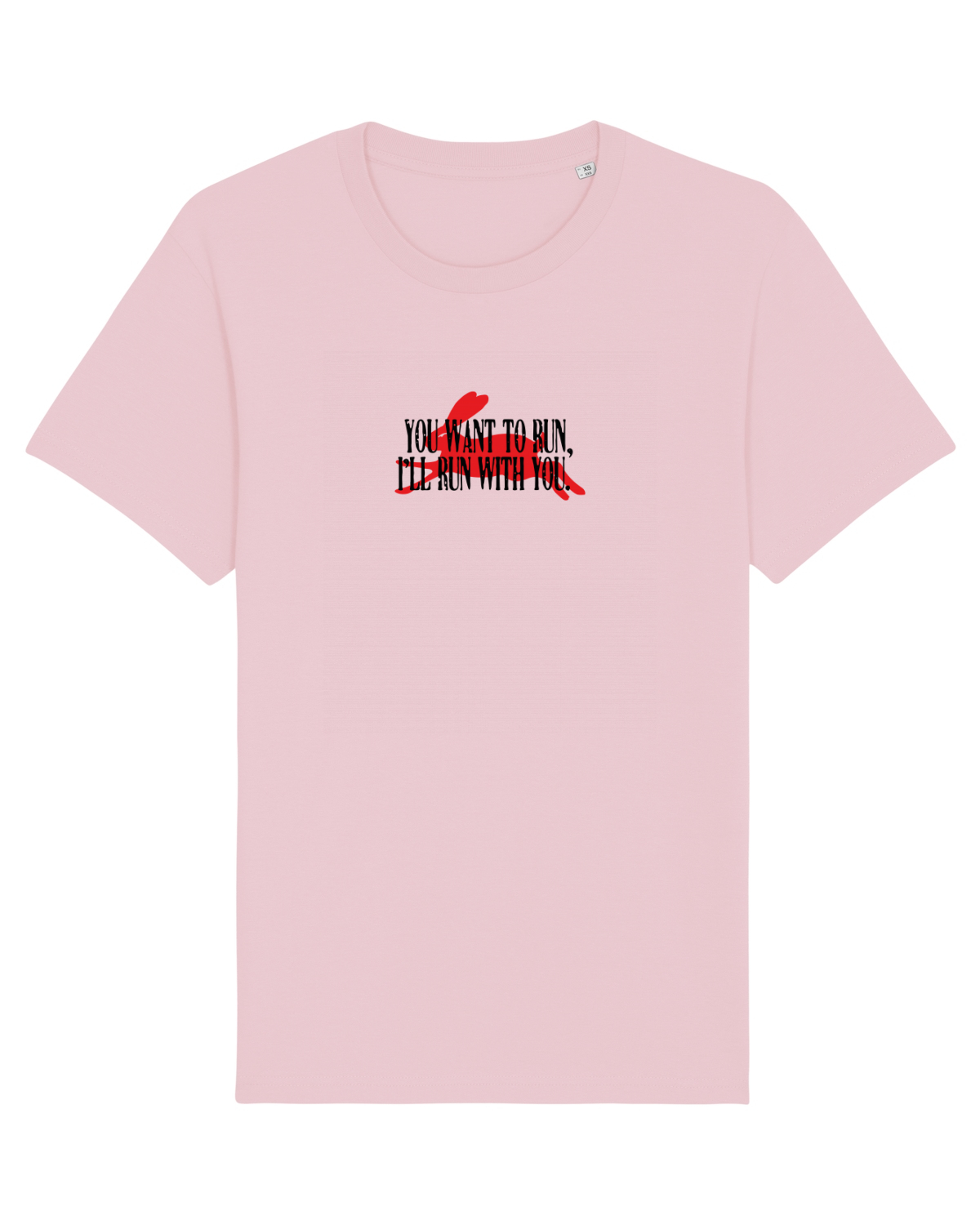 Tricou mânecă scurtă Unisex Rocker Cotton Pink
