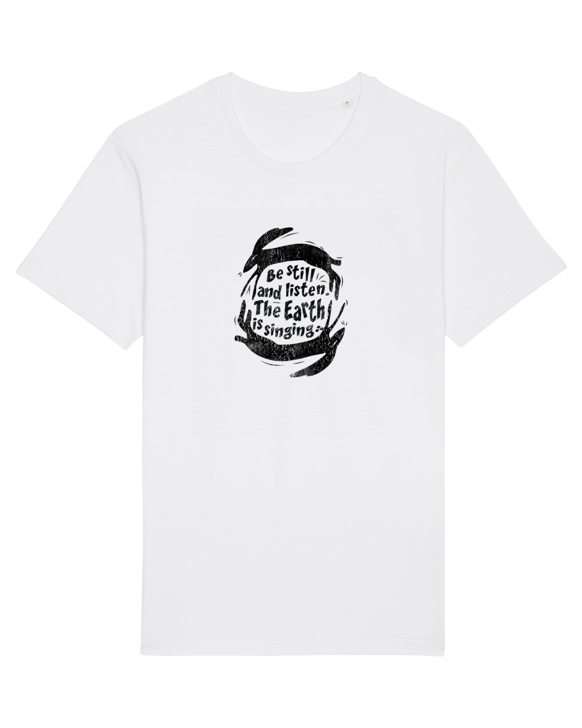 Tricou mânecă scurtă Unisex Rocker White