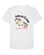Sarcasticorn Tricou mânecă scurtă guler larg Bărbat Skater