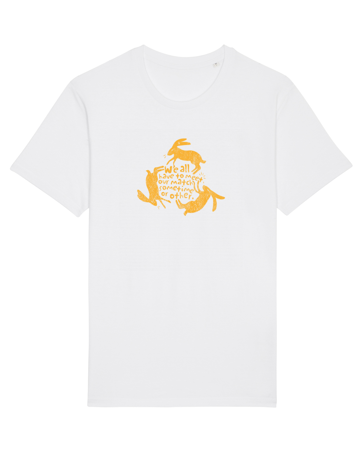 Tricou mânecă scurtă Unisex Rocker White