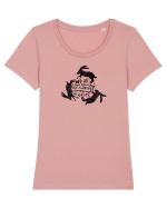 We all have to meet our match sometimes or other. Tricou mânecă scurtă guler larg fitted Damă Expresser