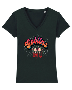 Goblins Are Lit Tricou mânecă scurtă guler V Damă Evoker