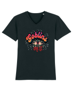 Goblins Are Lit Tricou mânecă scurtă guler V Bărbat Presenter