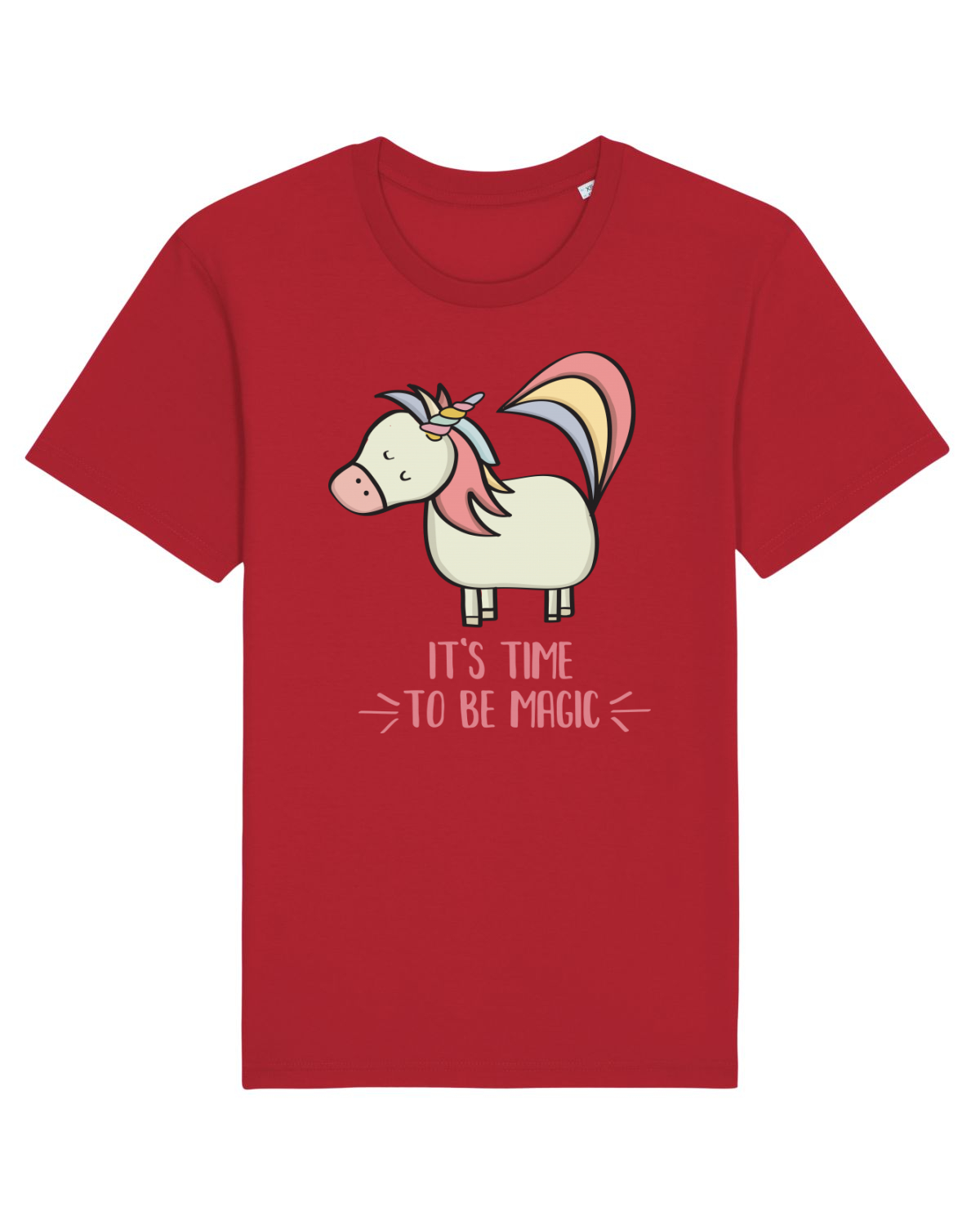 Tricou mânecă scurtă Unisex Rocker Red