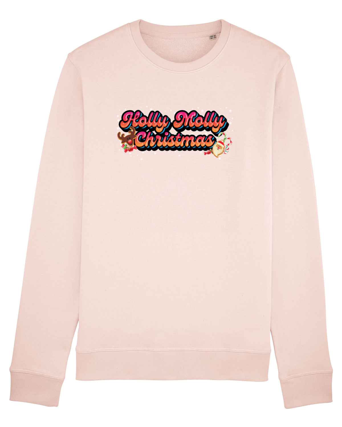 Bluză mânecă lungă Unisex Rise Candy Pink