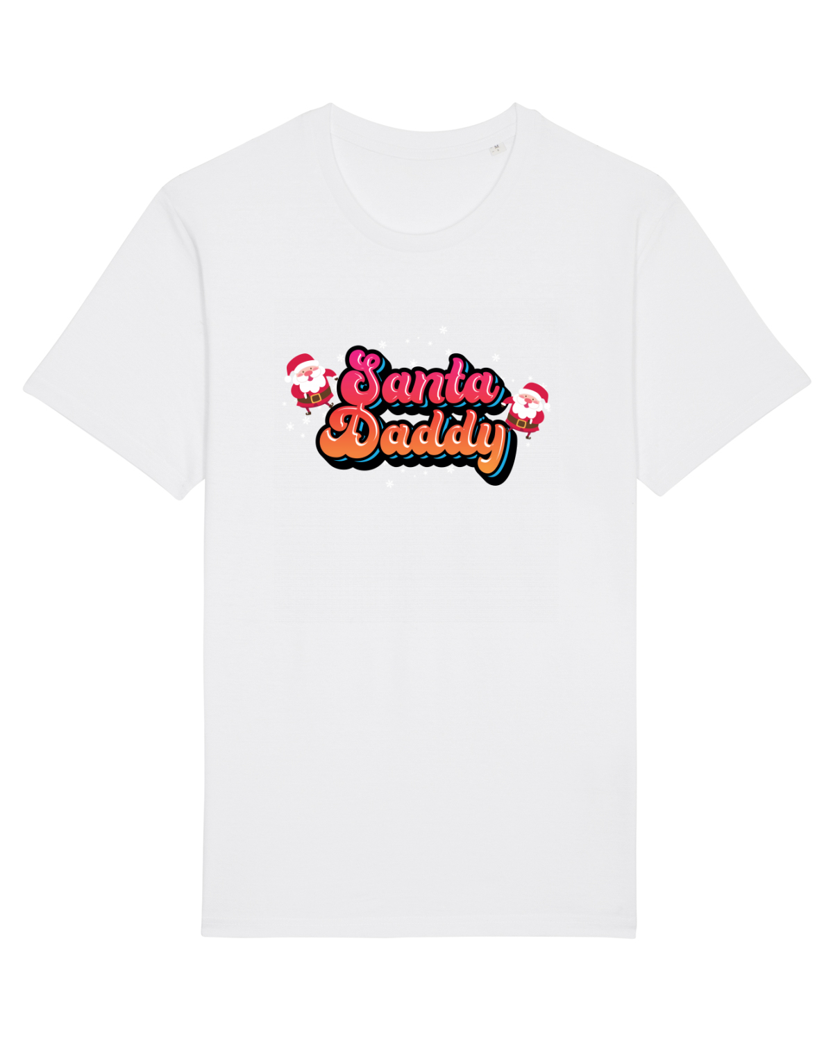 Tricou mânecă scurtă Unisex Rocker White