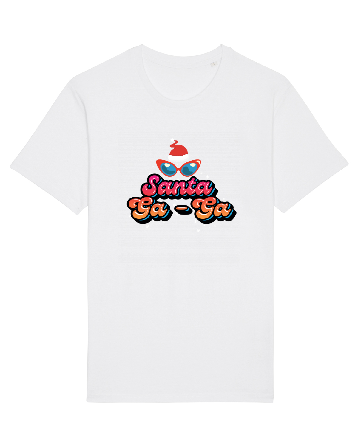 Tricou mânecă scurtă Unisex Rocker White