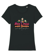Don't Mess With Goblin Tricou mânecă scurtă guler larg fitted Damă Expresser