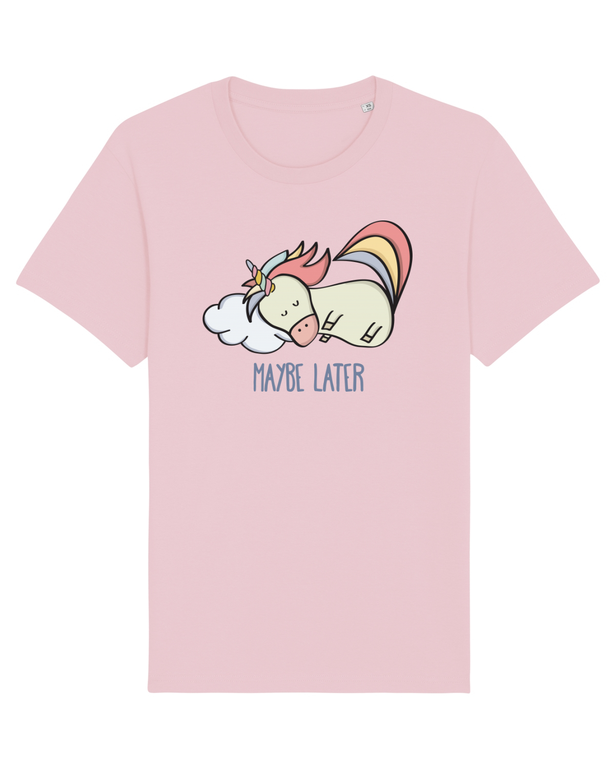 Tricou mânecă scurtă Unisex Rocker Cotton Pink
