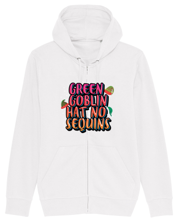 Green Goblin Hat No Sequins White