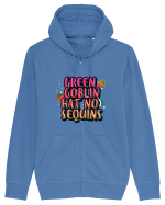 Green Goblin Hat No Sequins Hanorac cu fermoar Unisex Connector
