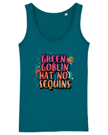 Green Goblin Hat No Sequins Ocean Depth