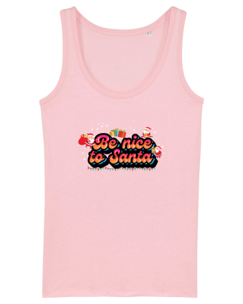Be Nice To Santa Cotton Pink