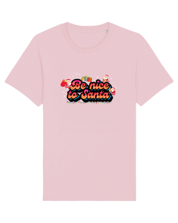 Be Nice To Santa Cotton Pink