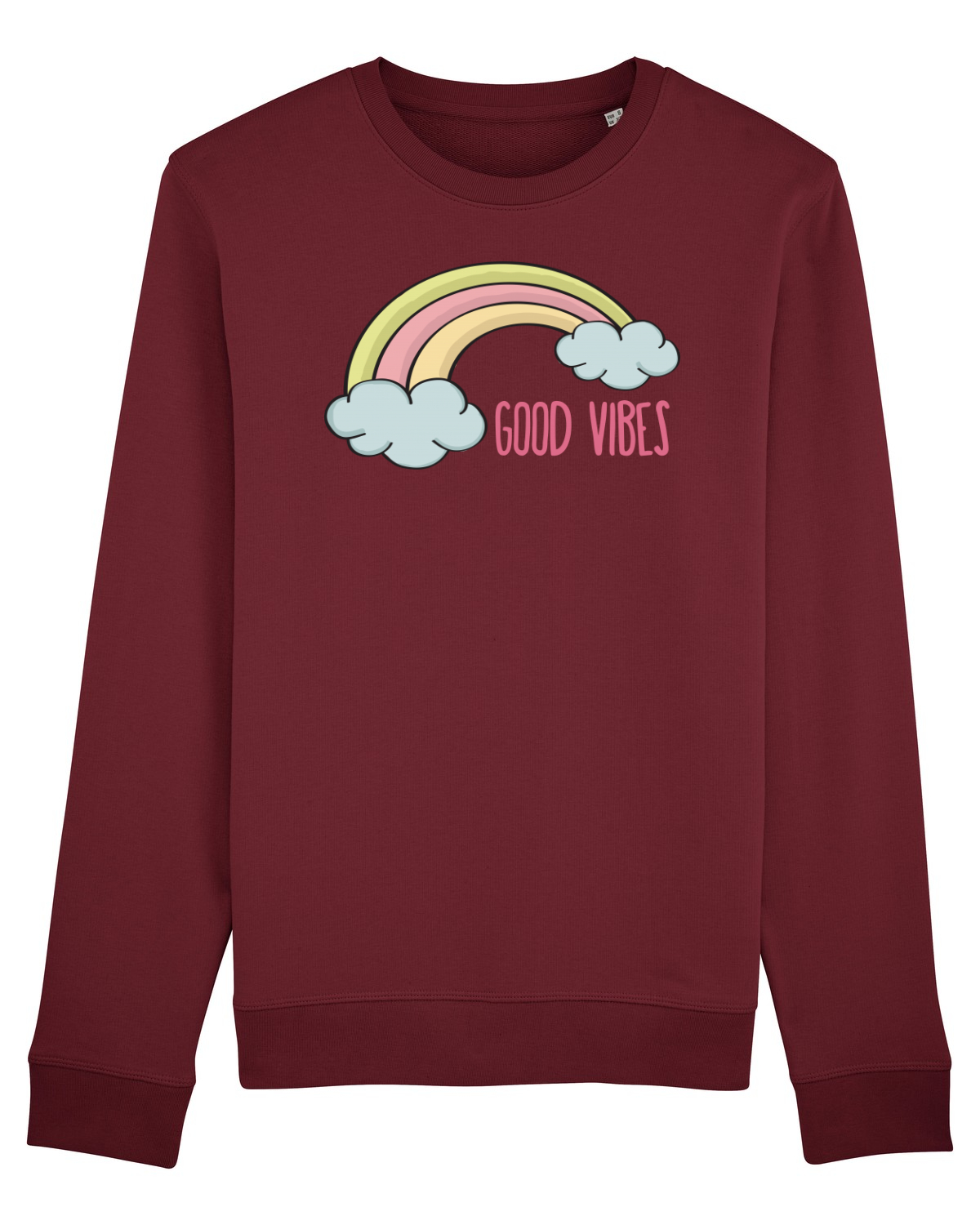 Bluză mânecă lungă Unisex Rise Burgundy