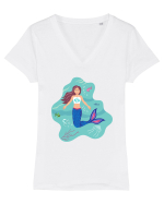 Sirena Tricou mânecă scurtă guler V Damă Evoker