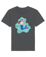 Sirena Tricou mânecă scurtă Unisex Rocker