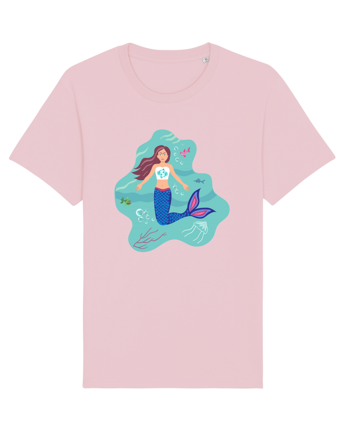 Tricou mânecă scurtă Unisex Rocker Cotton Pink