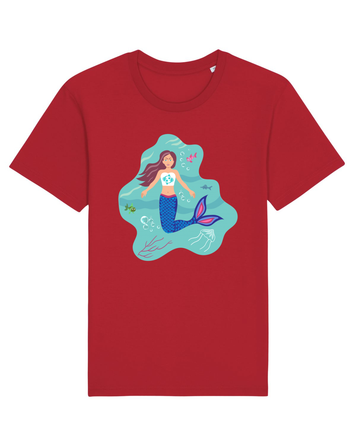 Tricou mânecă scurtă Unisex Rocker Red
