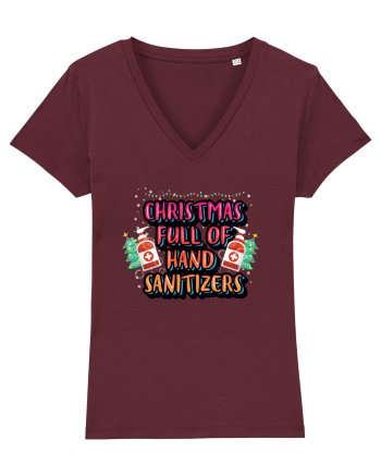 Christmas Full Of Hand Sanitizers Burgundy