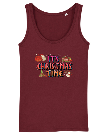 It's Christmas Time Burgundy