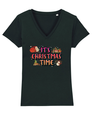 It's Christmas Time Black