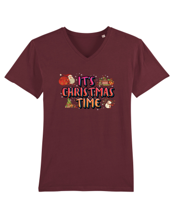 It's Christmas Time Burgundy