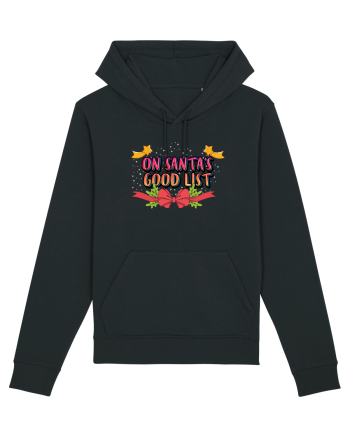 On Santa's Good List Black