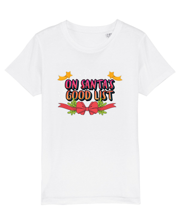 On Santa's Good List White