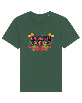 On Santa's Good List Bottle Green