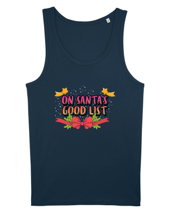 On Santa's Good List Navy