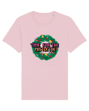 Time For The Mistletoe Cotton Pink
