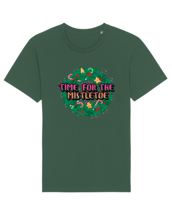 Time For The Mistletoe Bottle Green